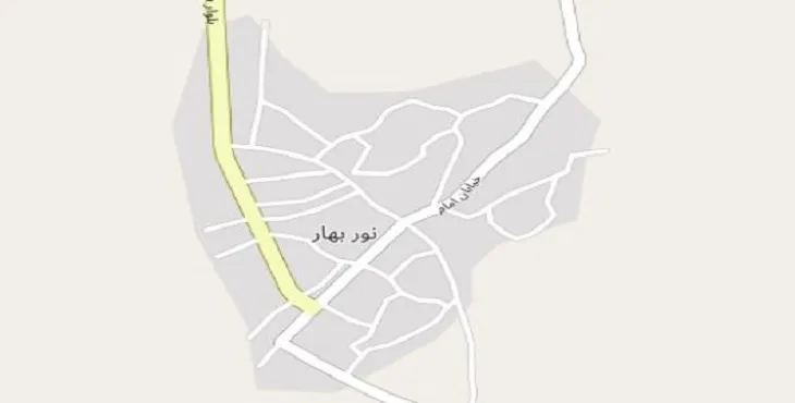جدیدترین نقشه pdf شهر نوربهار