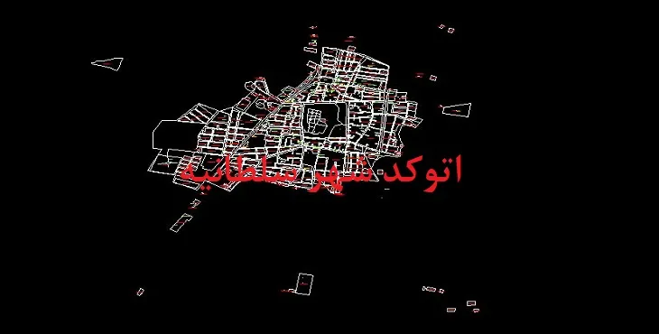 نقشه اتوکد شهر سلطانیه