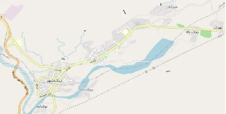 جدیدترین نقشه pdf نیک شهر