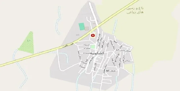 جدیدترین نقشه pdf شهر کشکوئیه بافت