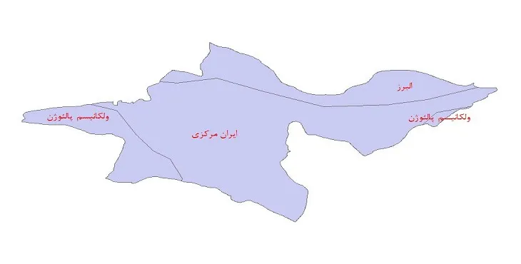 دانلود نقشه شیپ فایل (لایه GIS) ساختار زمین ساختی استان تهران