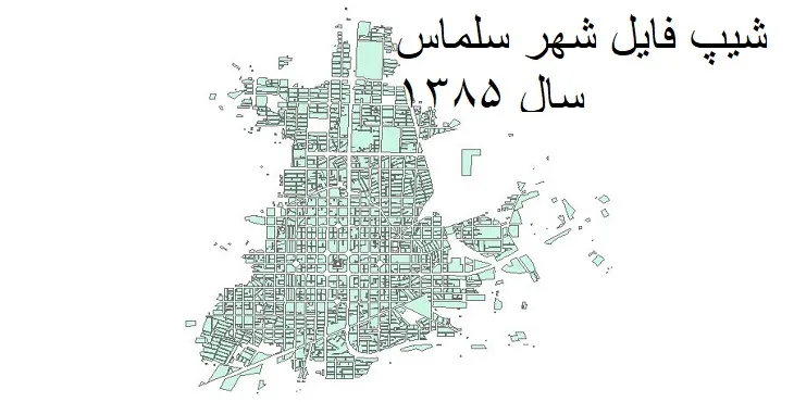 شیپ فایل بلوک آماری شهر سلماس + خروجی اکسل
