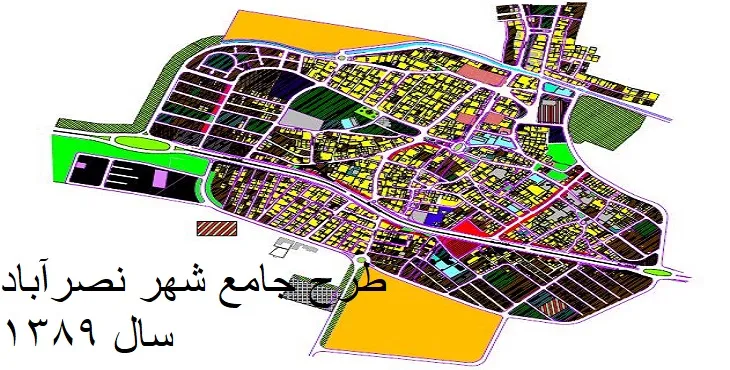 طرح جامع شهر نصرآباد سال 89