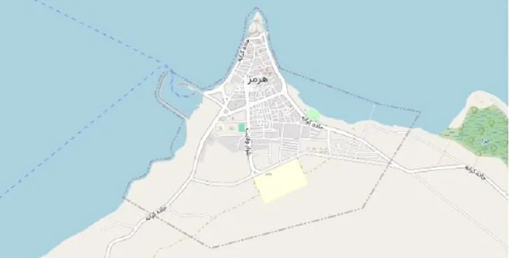 جدیدترین نقشه pdf شهر هرمز
