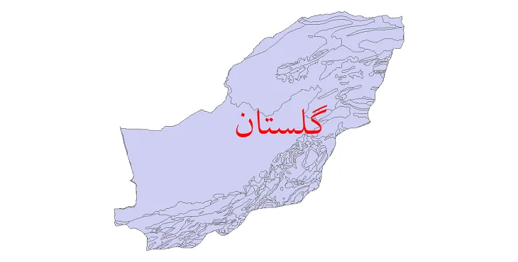 نقشه شیپ فایل زمین شناسی استان گلستان