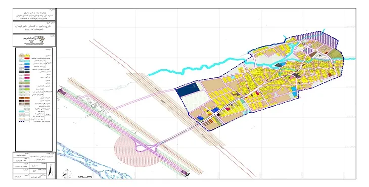 دانلود طرح جامع-تفصیلی شهر نودان سال 93 + آلبوم نقشه ها