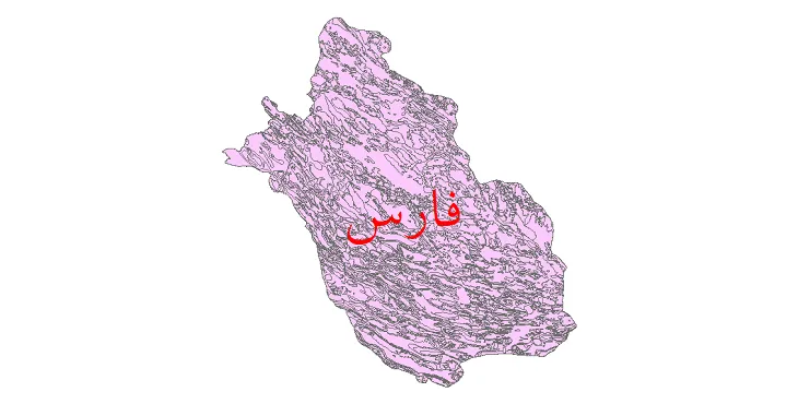 نقشه شیپ فایل زمین شناسی استان فارس