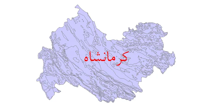نقشه شیپ فایل زمین شناسی استان کرمانشاه