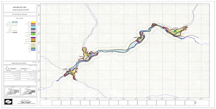 دانلود نقشه های طرح جامع-تفصیلی شهر آسارا
