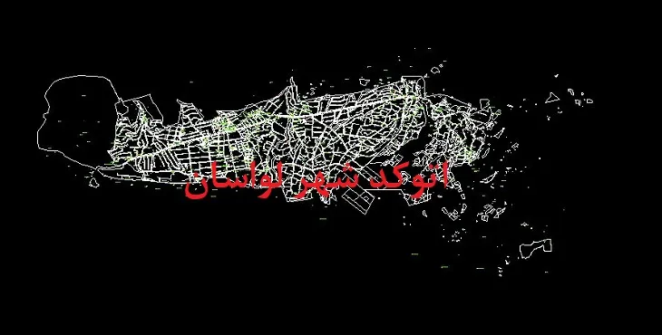 نقشه اتوکد شهر لواسان