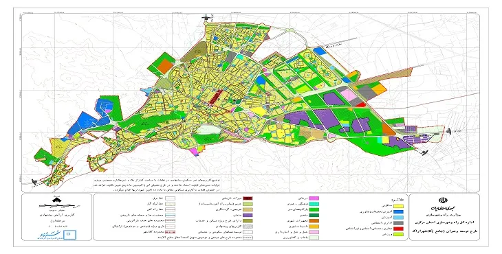 دانلود نقشه های طرح جامع شهر اراک