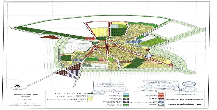 دانلود نقشه های طرح جامع شهر بروجن