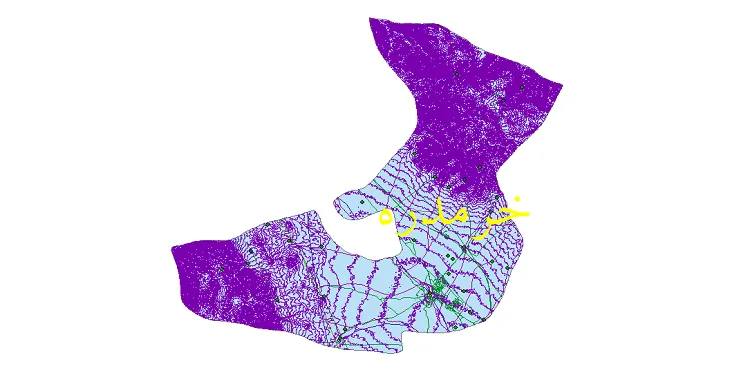 جدیدترین نقشه های شیپ فایل شهرستان خرمدره