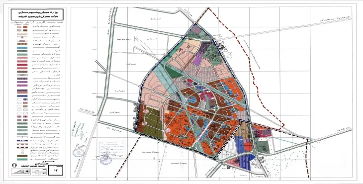 دانلود آلبوم نقشه های طرح جامع شهر جدید اندیشه