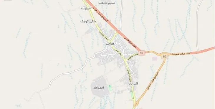 جدیدترین نقشه pdf شهر هرات