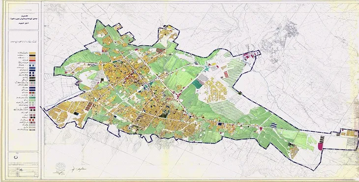 دانلود نقشه کاربری اراضی شهر جهرم