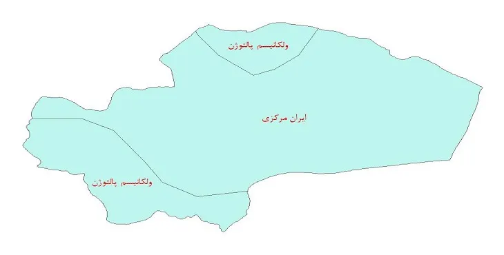 دانلود نقشه شیپ فایل (لایه GIS) ساختار زمین ساختی استان قم