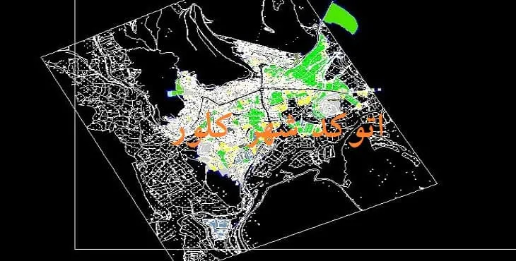 دانلود نقشه اتوکد (Autocad) شهر کلور سال 91