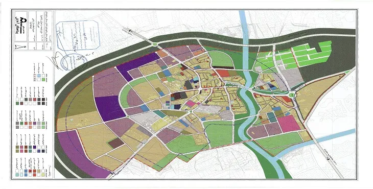 دانلود نقشه های طرح جامع شهر زهک