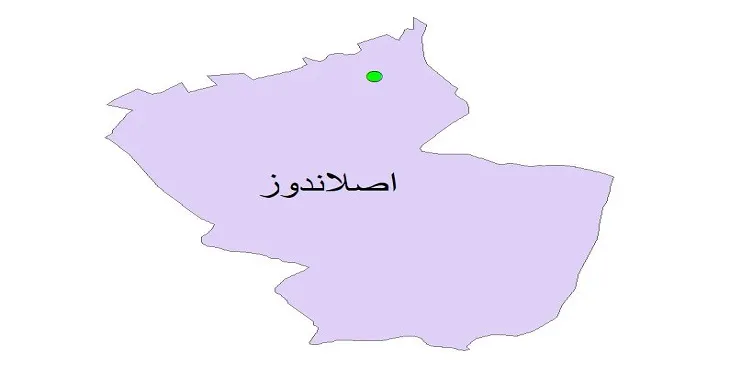 دانلود نقشه شیپ فایل کیفیت آب چاه های شهرستان اصلاندوز