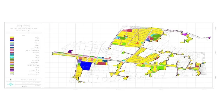 دانلود نقشه کاربری اراضی شهر دوساری | وضع موجود+پیشنهادی