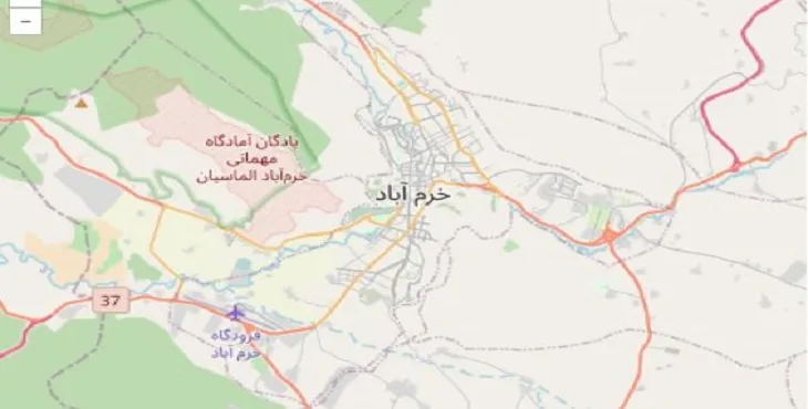 جدیدترین نقشه pdf شهر خرم آباد