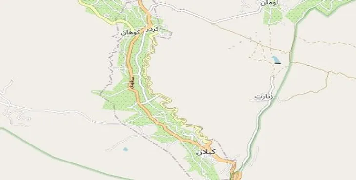 جدیدترین نقشه pdf شهر کیلان