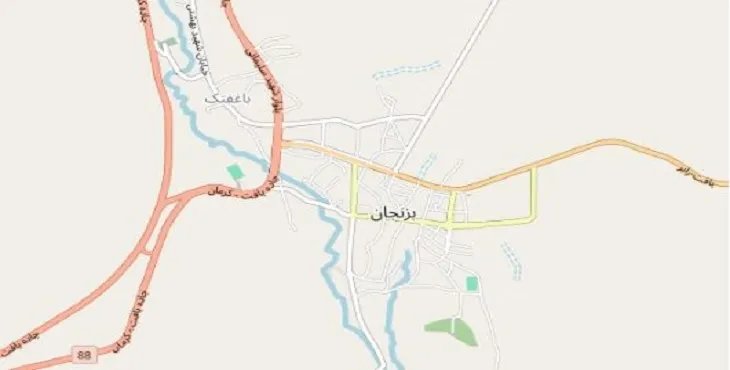 جدیدترین نقشه pdf شهر بزنجان