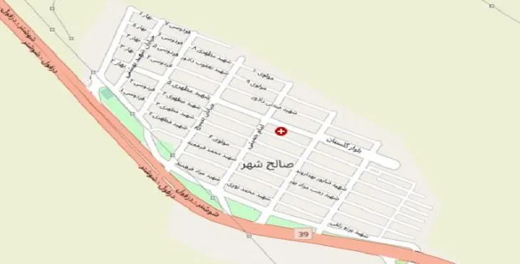 جدیدترین نقشه pdf صالح شهر