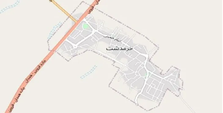 جدیدترین نقشه pdf شهر خرمدشت