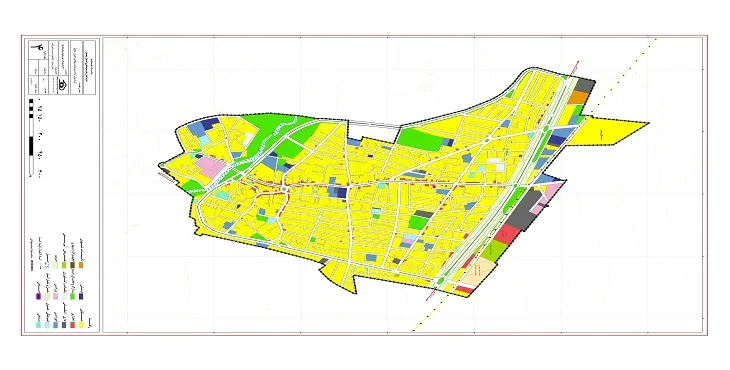 طرح جامع-تفصیلی شهر صائین قلعه + نقشه ها