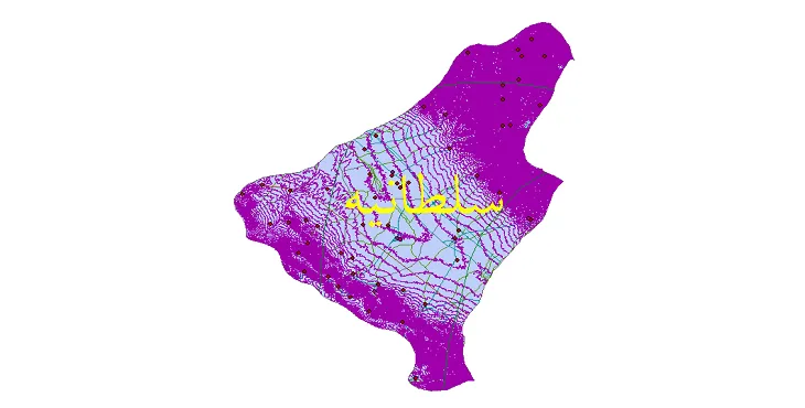 جدیدترین نقشه های شیپ فایل شهرستان سلطانیه