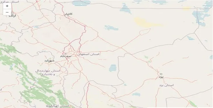 جدیدترین نقشه pdf استان اصفهان