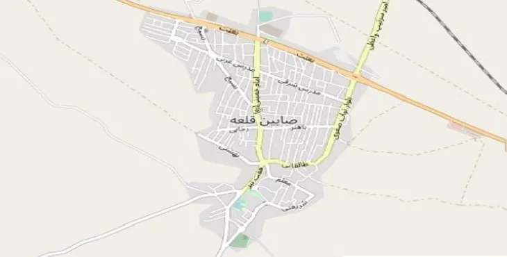 جدیدترین نقشه pdf شهر صائین قلعه