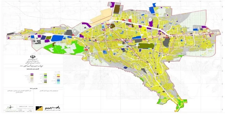 طرح جامع شهر گرگان سال 92 + نقشه ها