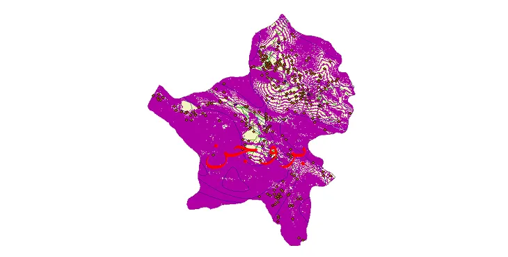 جدیدترین نقشه های شیپ فایل شهرستان بروجن