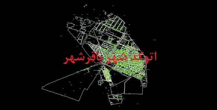 نقشه اتوکد باقرشهر