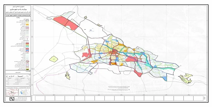 دانلود طرح جامع شهر تبریز سال 95 + آلبوم نقشه ها