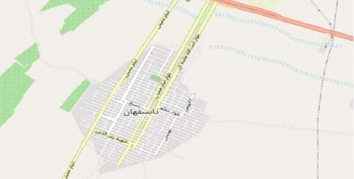 جدیدترین نقشه pdf شهر دانسفهان