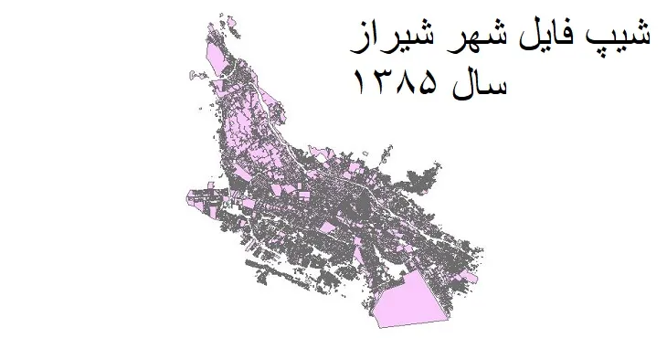 دانلود شیپ فایل بلوک آماری شهر شیراز