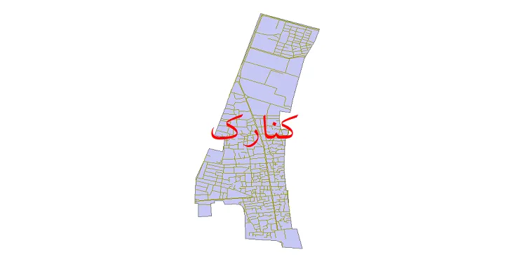 جدیدترین نقشه شیپ فایل شبکه معابر شهر کنارک + pdf