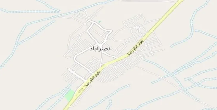 جدیدترین نقشه pdf شهر نصرآباد