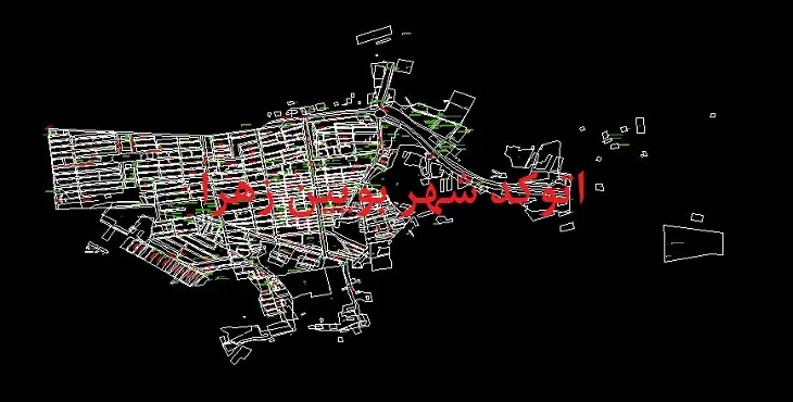 نقشه اتوکد شهر بویین زهرا