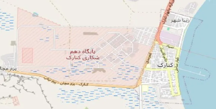 جدیدترین نقشه pdf شهر کنارک