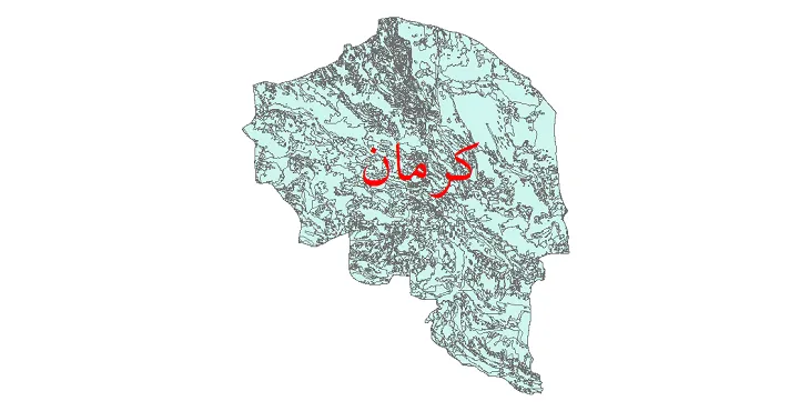 نقشه شیپ فایل زمین شناسی استان کرمان