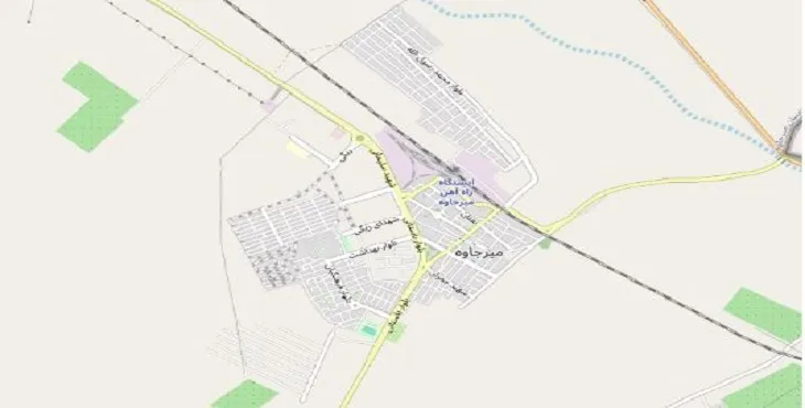 جدیدترین نقشه pdf شهر میرجاوه