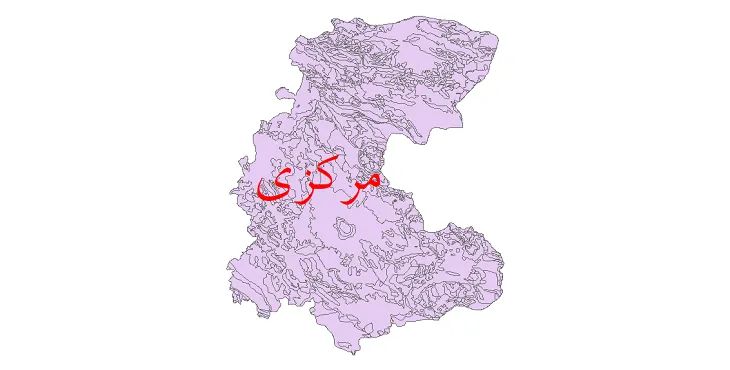 نقشه شیپ فایل زمین شناسی استان مرکزی