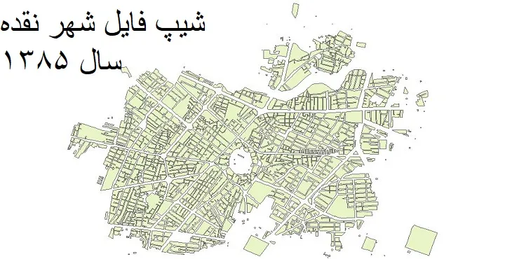 شیپ فایل بلوک آماری شهر نقده + خروجی اکسل