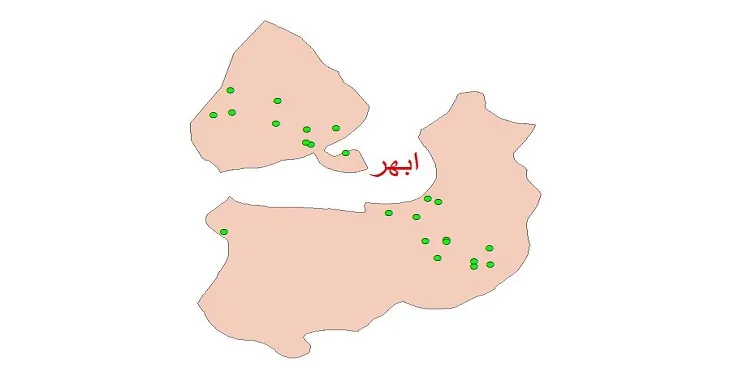 دانلود نقشه شیپ فایل کیفیت آب چاه های شهرستان ابهر