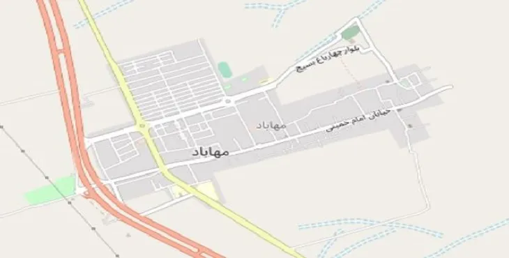 جدیدترین نقشه pdf شهر مهاباد اصفهان